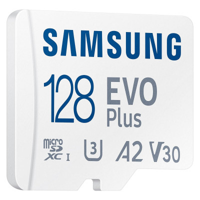 Карта пам'яті Samsung microSDXC 128GB C10 UHS-I R130MB/s Evo Plus + SD