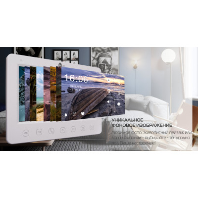 Комплект видеодомофона с Wi-Fi NeoLight NeoKit HD WF (graphite,silver) + камера