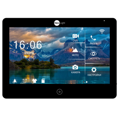 Цветной видеодомофон NeoLight Mezzo HD WF Black