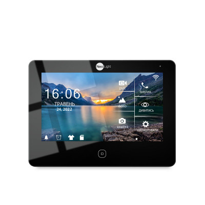 Цветной видеодомофон NeoLight Alpha HD WF Black