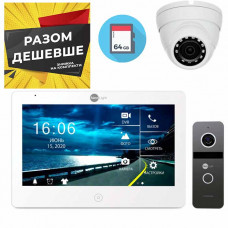 Комплект видеодомофона Neolight Mezzo HD и Neolight Solo FHD и камера 2Мп