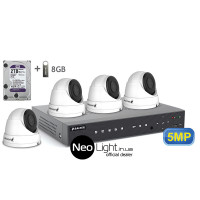 Комплект видеонаблюдения BALTER KIT 5MP 4Dome