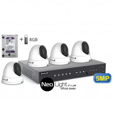 Комплект видеонаблюдения BALTER KIT 5MP 4Dome