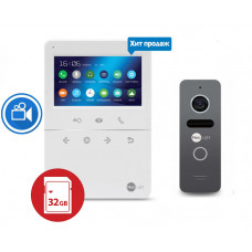 Комплект видеодомофона NeoLight Tetta+ / NeoLight Solo Graphite