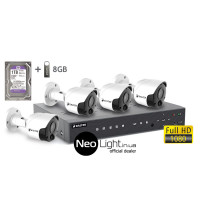 Комплект видеонаблюдения BALTER KIT 2MP 4Bullet