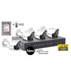 Комплект видеонаблюдения BALTER KIT 2MP 4Bullet