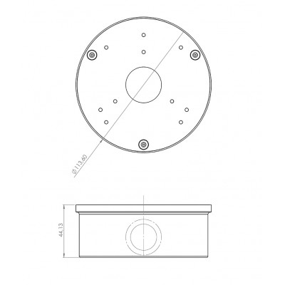 Монтажная коробка для камеры NKM-11