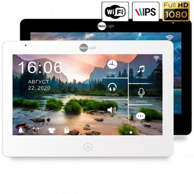 Цветной видеодомофон NeoLight Mezzo HD WF Black
