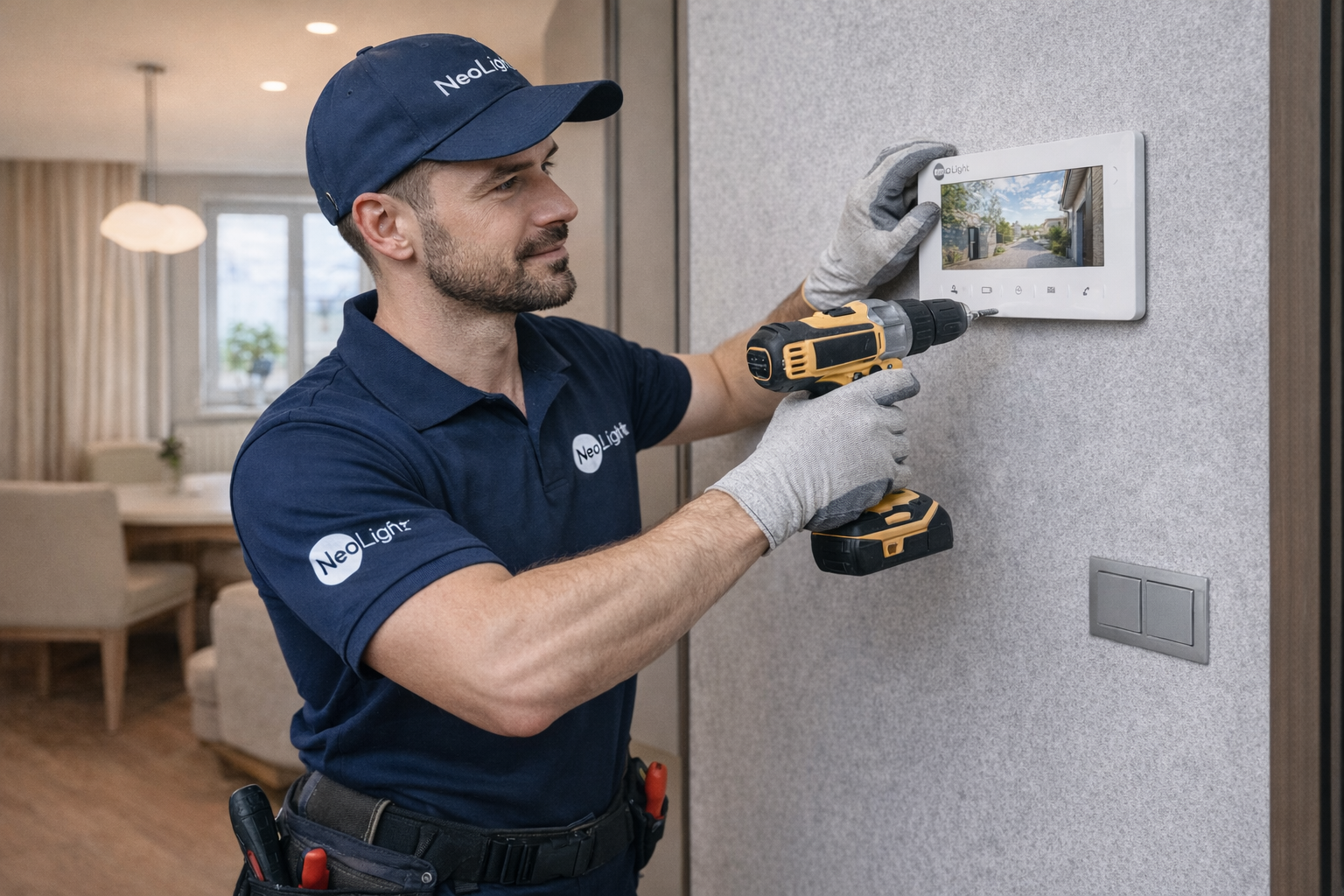 Установка домофона NeoLight